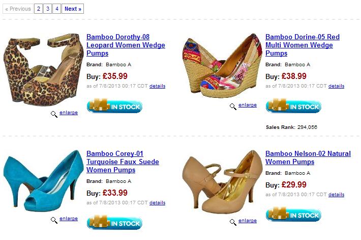 Bamboo shoes online store UK
